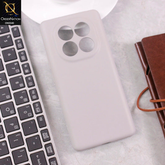 Xiaomi Redmi Note 14 Pro 4G Cover - Gray -  New Premium High Quality Matte Sillica Gel Soft Case