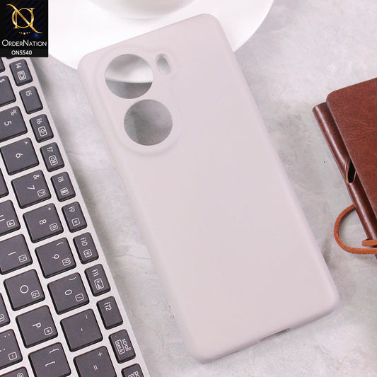 Oppo Reno 11 5G Cover - Gray -  New Premium High Quality Matte Sillica Gel Soft Case