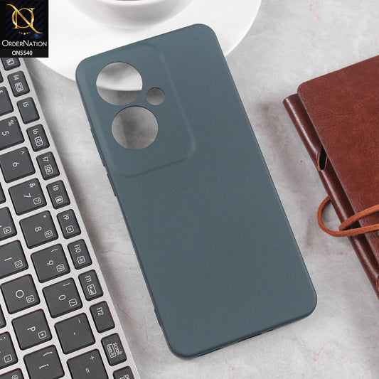 Oppo Reno 11F 5G Cover - Blue - New Premium High Quality Matte Sillica Gel Soft Case