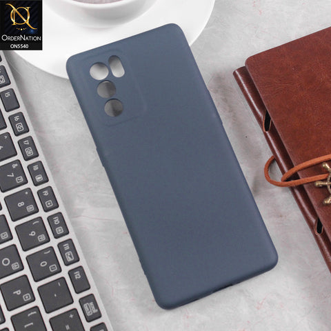 Oppo Reno 6 Pro 5G Cover - Blue - New Premium High Quality Matte Sillica Gel Soft Case