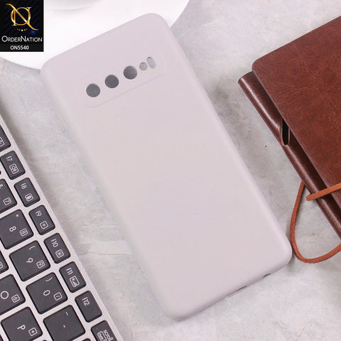 Samsung Galaxy S10 Cover - Gray -  New Premium High Quality Matte Sillica Gel Soft Case
