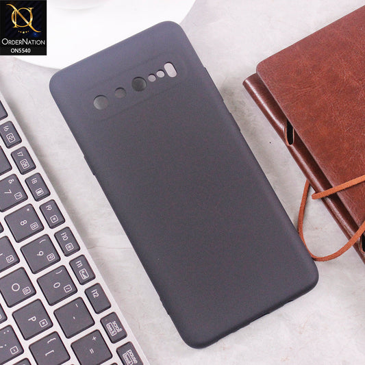 Samsung Galaxy S10 5G  Cover - Black - New Premium High Quality Matte Sillica Gel Soft Case