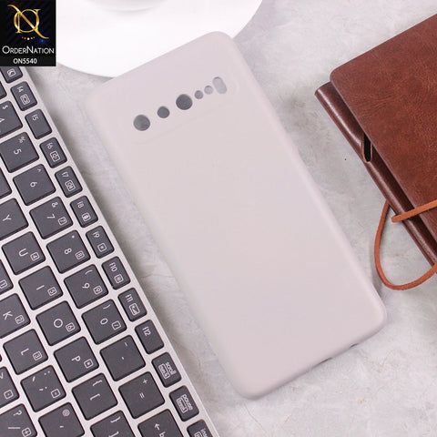 Samsung Galaxy S10 5G  Cover - Gray -  New Premium High Quality Matte Sillica Gel Soft Case