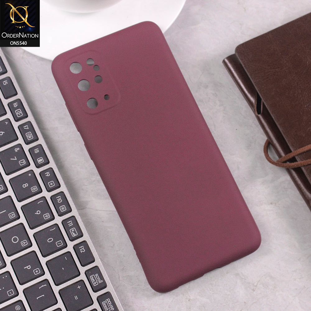 Samsung Galaxy S20 Plus Cover - Maroon - New Premium High Quality Matte Sillica Gel Soft Case
