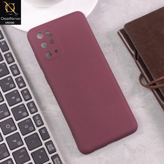 Samsung Galaxy S20 Plus Cover - Maroon - New Premium High Quality Matte Sillica Gel Soft Case