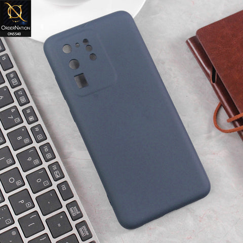 Samsung Galaxy S20 Ultra Cover - Blue - New Premium High Quality Matte Sillica Gel Soft Case