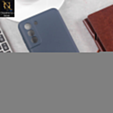 Samsung Galaxy S21 Cover - Blue - New Premium High Quality Matte Sillica Gel Soft Case