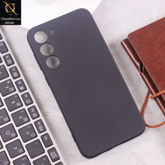 Samsung Galaxy S23 Plus 5G Cover - Black - New Premium High Quality Matte Sillica Gel Soft Case