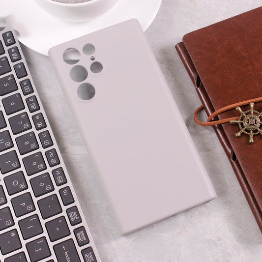 Samsung Galaxy S25 Ultra Cover - Gray -  New Premium High Quality Matte Sillica Gel Soft Case