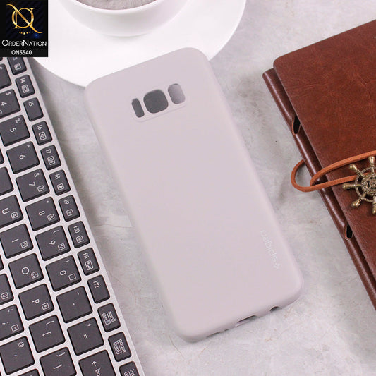 Samsung Galaxy S8 Cover - Gray -  New Premium High Quality Matte Sillica Gel Soft Case