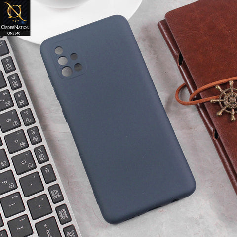 Samsung Galaxy A51 Cover - Blue - New Premium High Quality Matte Sillica Gel Soft Case