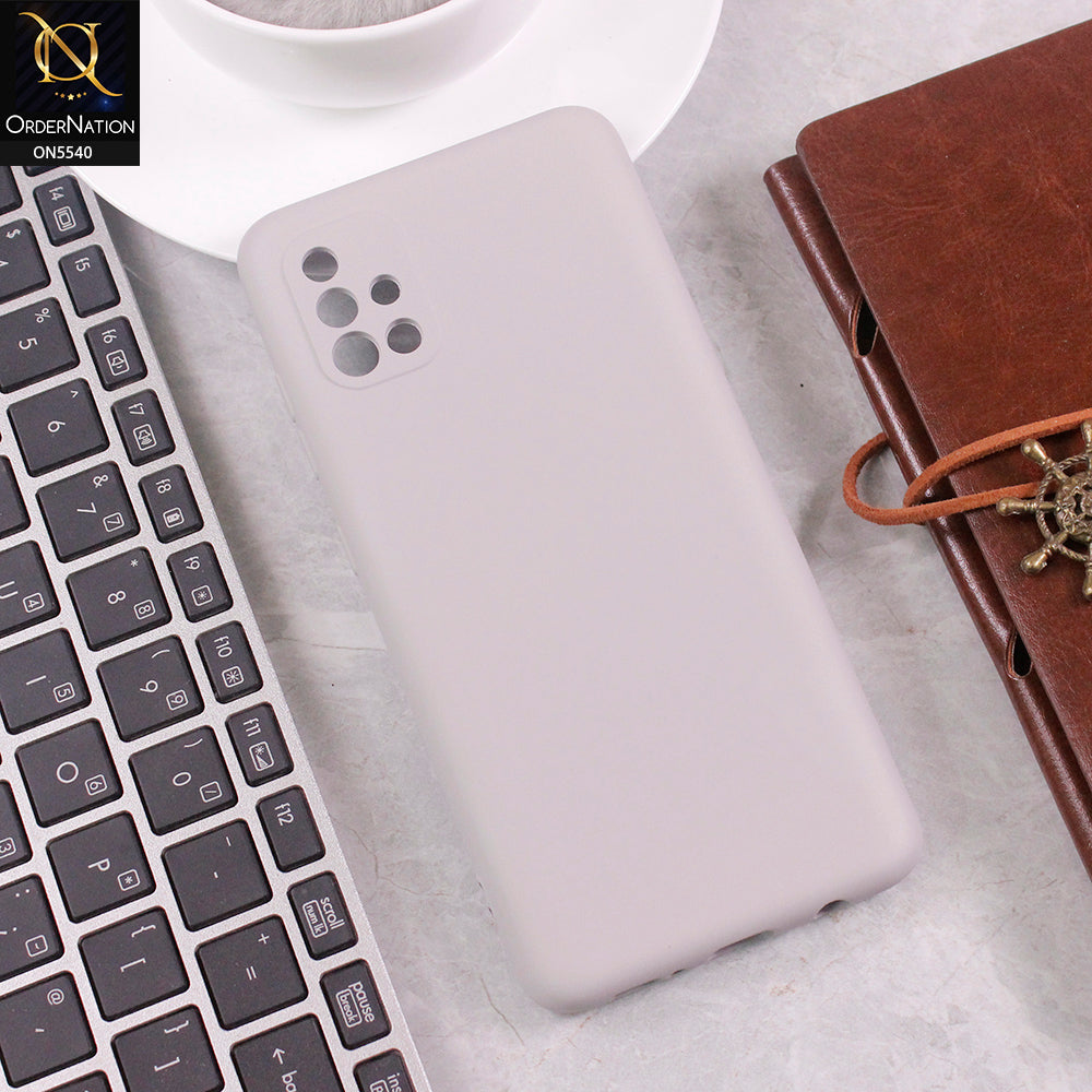 Samsung Galaxy A71 Cover - Gray -  New Premium High Quality Matte Sillica Gel Soft Case