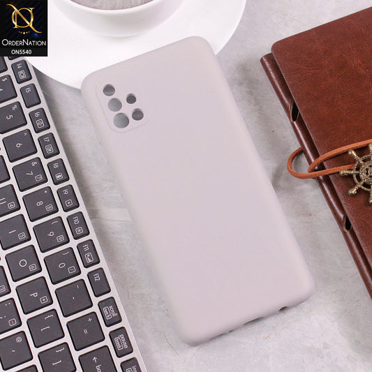 Samsung Galaxy A71 Cover - Gray -  New Premium High Quality Matte Sillica Gel Soft Case
