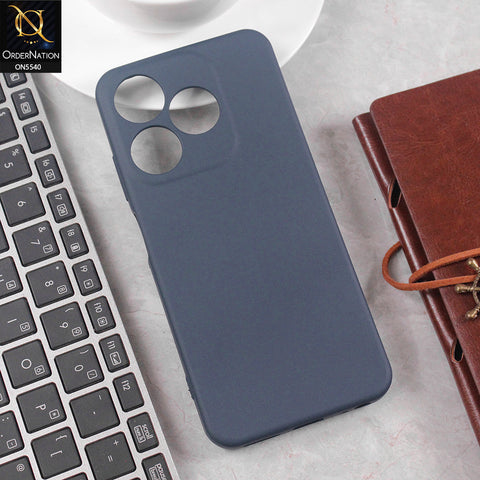 Tecno Spark 10C Cover - Blue - New Premium High Quality Matte Sillica Gel Soft Case