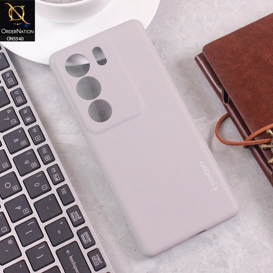 Vivo V29 Cover - Gray -  New Premium High Quality Matte Sillica Gel Soft Case