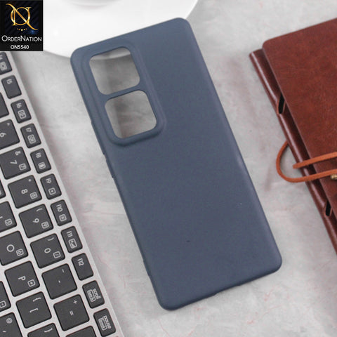 Vivo S18 Cover - Blue - New Premium High Quality Matte Sillica Gel Soft Case