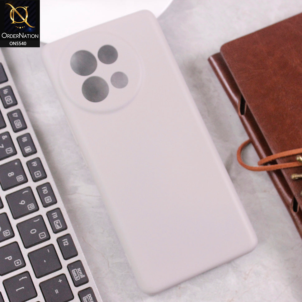 Vivo V30e Cover - Gray -  New Premium High Quality Matte Sillica Gel Soft Case