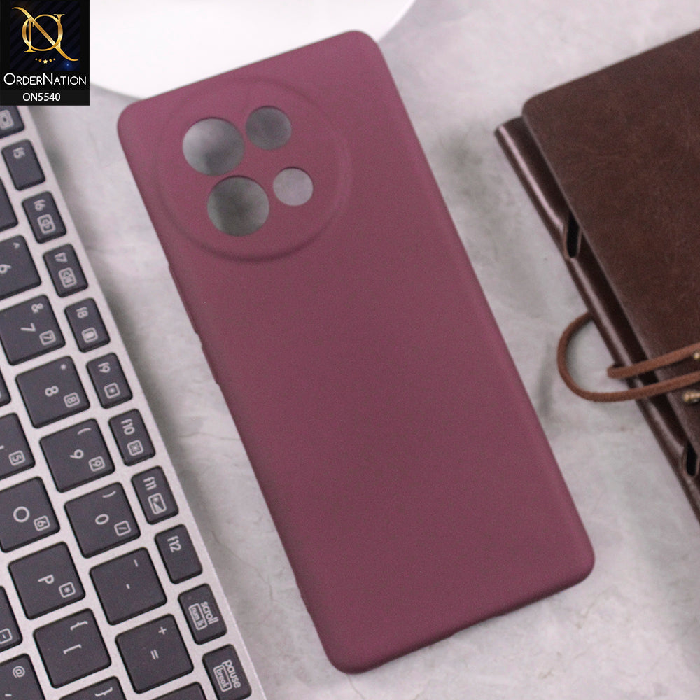 Vivo V30e Cover - Maroon -  New Premium High Quality Matte Sillica Gel Soft Case