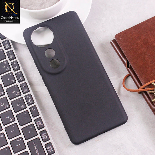 Vivo V40 Pro Cover - Black - New Premium High Quality Matte Sillica Gel Soft Case