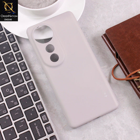Vivo V40 Cover - Gray -  New Premium High Quality Matte Sillica Gel Soft Case