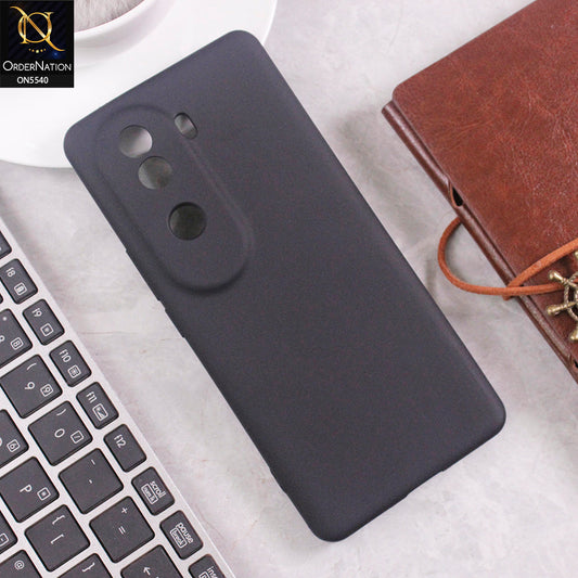 Vivo V40e Cover - Black - New Premium High Quality Matte Sillica Gel Soft Case