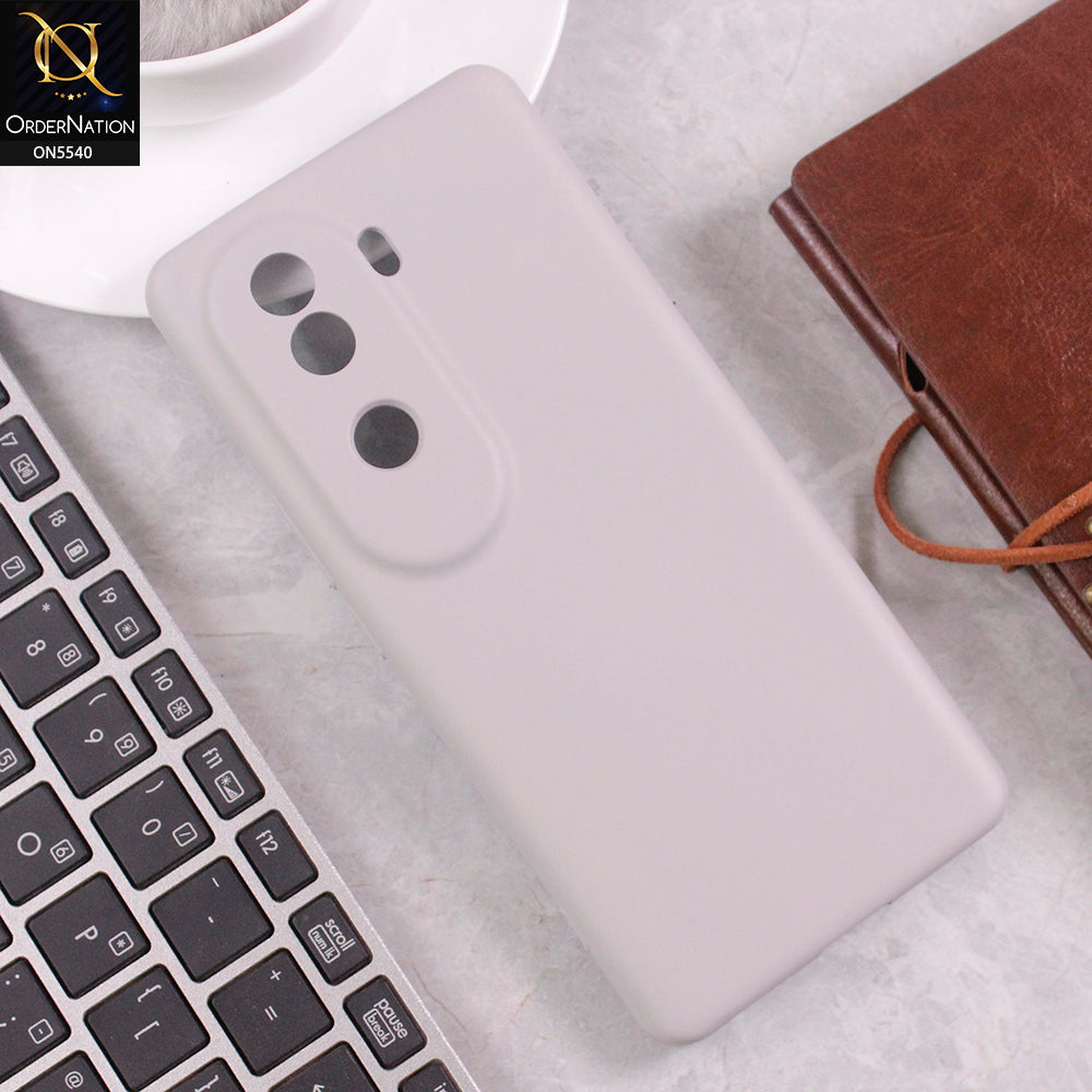 Vivo V40e Cover - Gray -  New Premium High Quality Matte Sillica Gel Soft Case