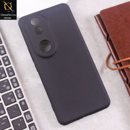 Vivo V50 Cover - Black - New Premium High Quality Matte Sillica Gel Soft Case