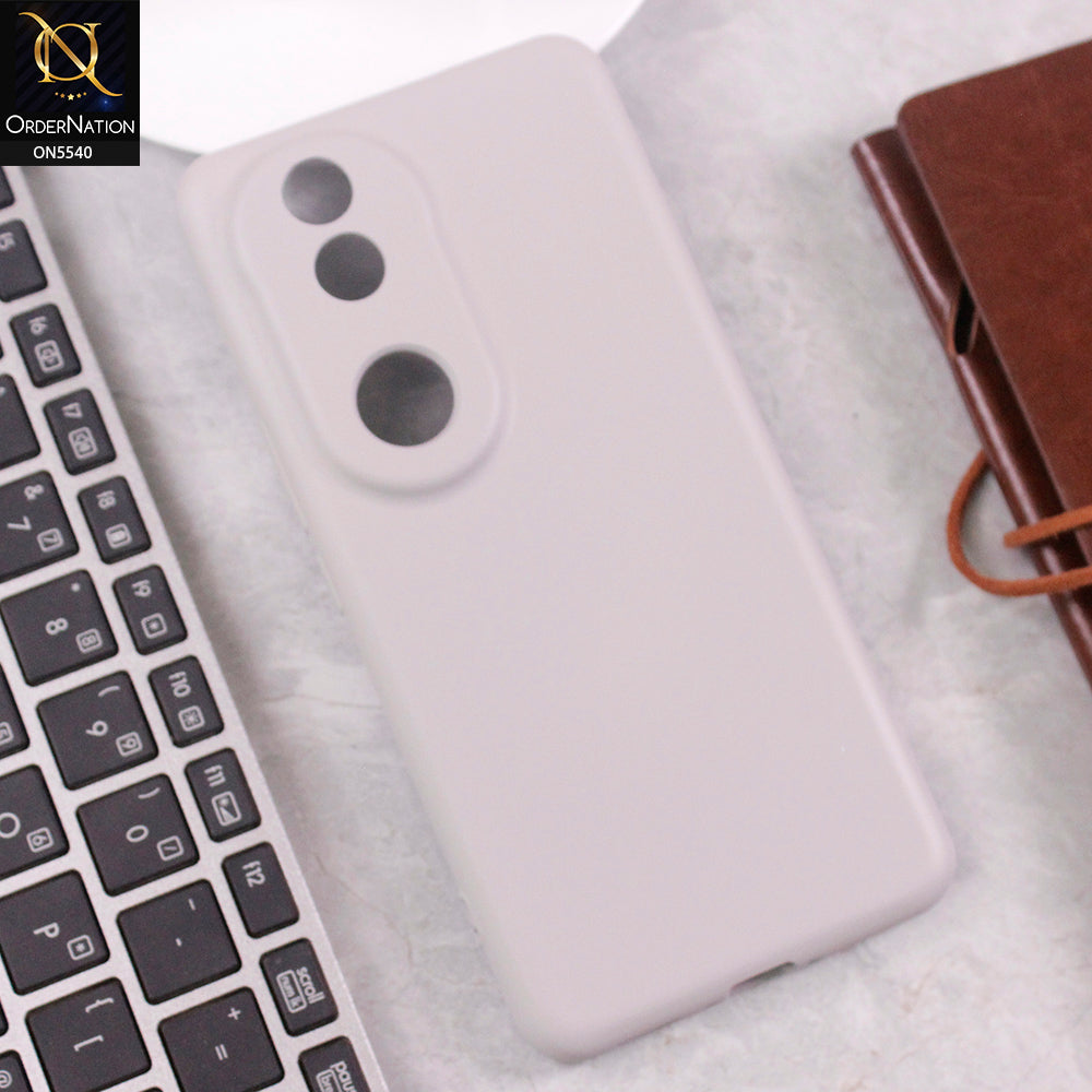 Vivo V50 Cover - Gray -  New Premium High Quality Matte Sillica Gel Soft Case