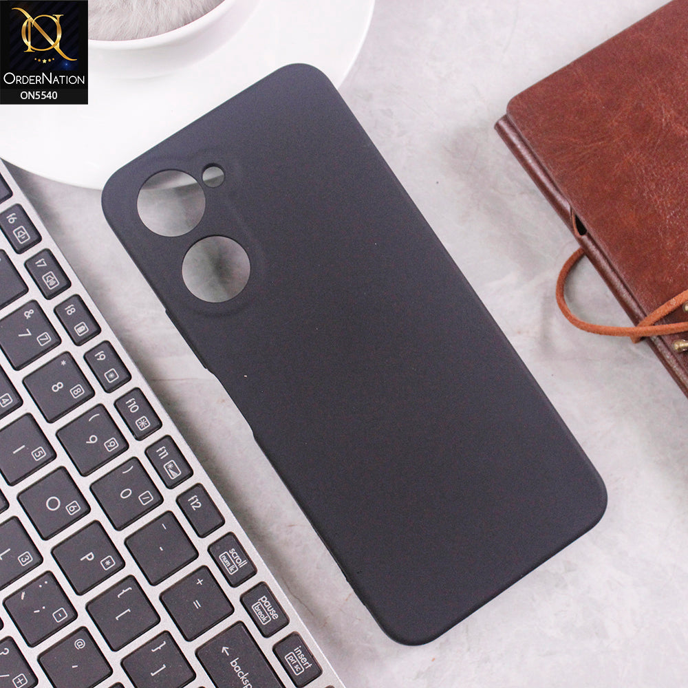 Vivo Y18 Cover - Black - New Premium High Quality Matte Sillica Gel Soft Case