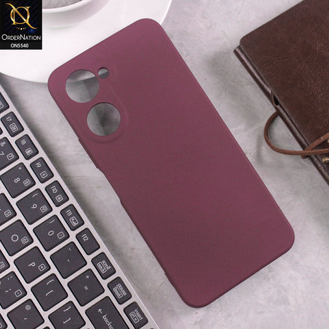 Vivo Y18 Cover - Maroon -  New Premium High Quality Matte Sillica Gel Soft Case