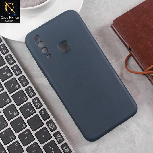 Vivo Y12 Cover - Blue - New Premium High Quality Matte Sillica Gel Soft Case