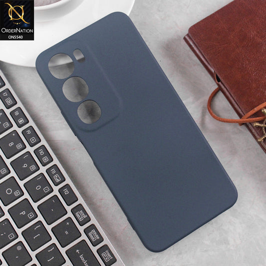 Vivo Y19s Cover - Blue - New Premium High Quality Matte Sillica Gel Soft Case
