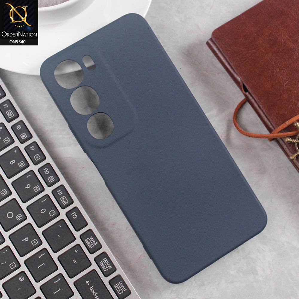 Vivo Y29 5G Cover - Blue - New Premium High Quality Matte Sillica Gel Soft Case
