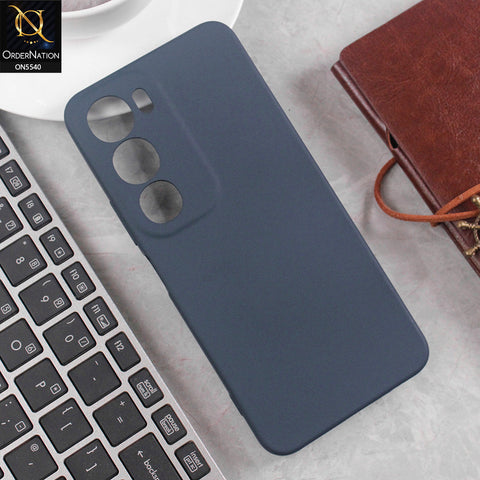 Vivo Y29 5G Cover - Blue - New Premium High Quality Matte Sillica Gel Soft Case