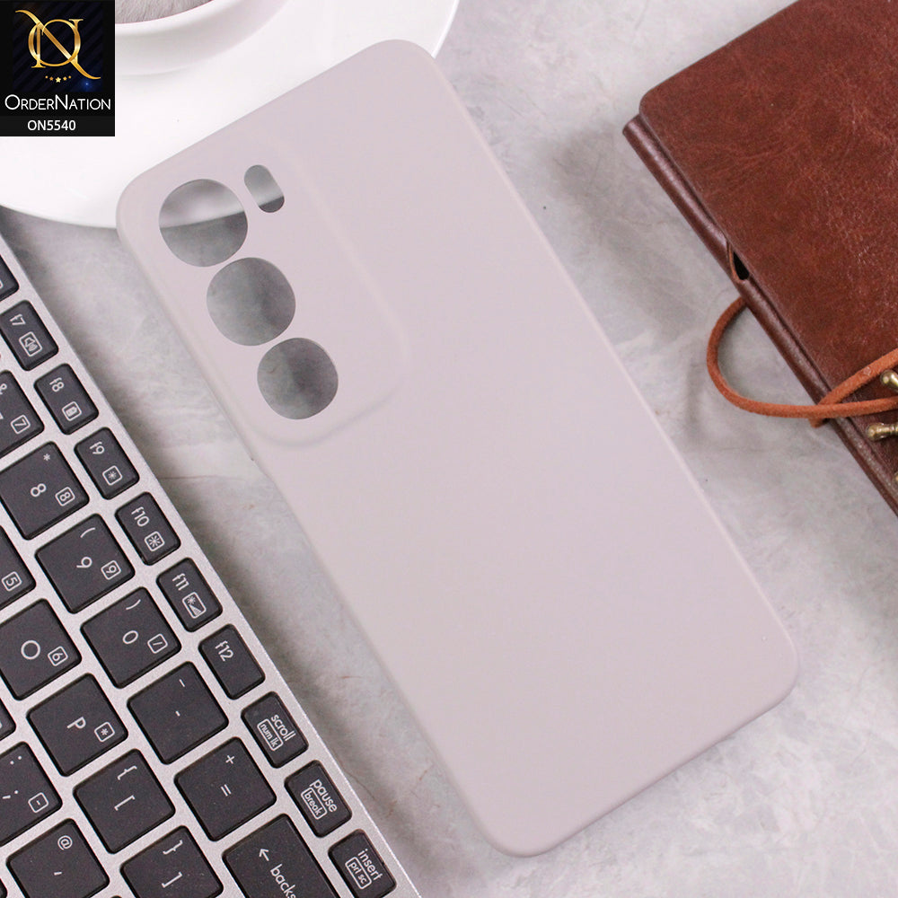 Vivo Y29 5G Cover - Gray -  New Premium High Quality Matte Sillica Gel Soft Case