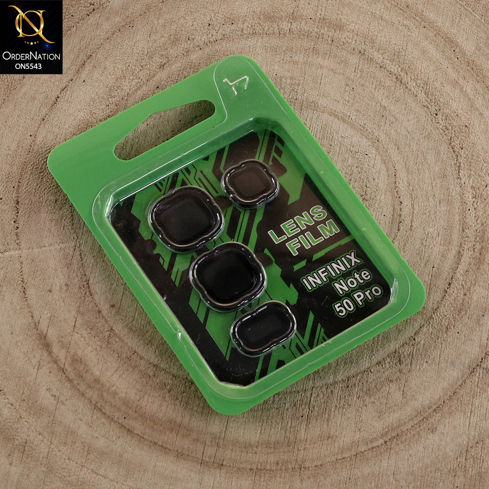 Infinix Note 50 4G Cover  - Black - Lens Film Anti Scratch Protective Camera Lens Protector