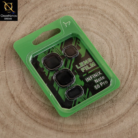 Infinix Note 50 4G Cover  - Black - Lens Film Anti Scratch Protective Camera Lens Protector