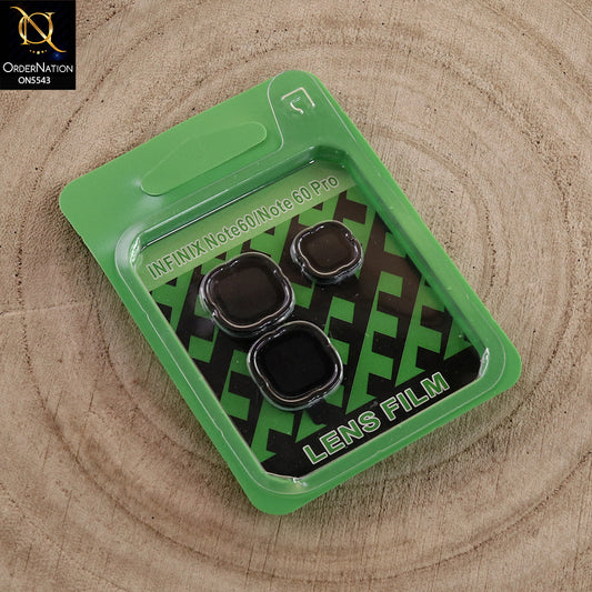 Infinix Note 60 Pro Cover  - Black - Lens Film Anti Scratch Protective Camera Lens Protector