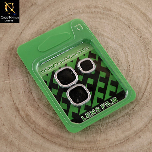 Infinix Note 60 Pro Cover  - Silver - Lens Film Anti Scratch Protective Camera Lens Protector