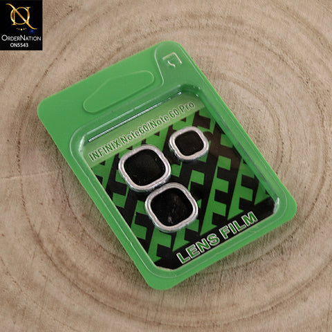 Infinix Note 60 Cover  - Silver - Lens Film Anti Scratch Protective Camera Lens Protector