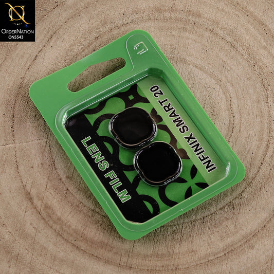 Infinix Smart 20 Cover  - Black - Lens Film Anti Scratch Protective Camera Lens Protector