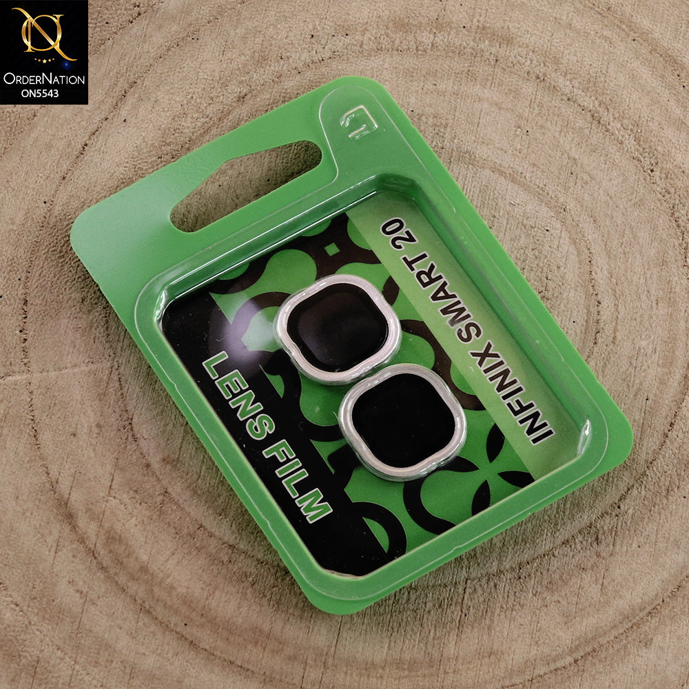 Infinix Smart 20 Cover  - Silver - Lens Film Anti Scratch Protective Camera Lens Protector