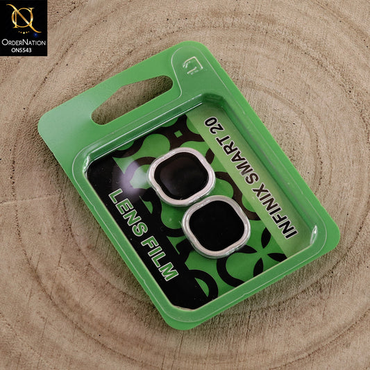 Infinix Smart 20 Cover  - Silver - Lens Film Anti Scratch Protective Camera Lens Protector