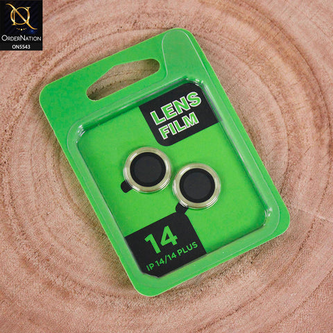 iPhone 15 Plus Camera Protector - Golden - Lens Film Anti Scratch Protective Camera Lens Protector