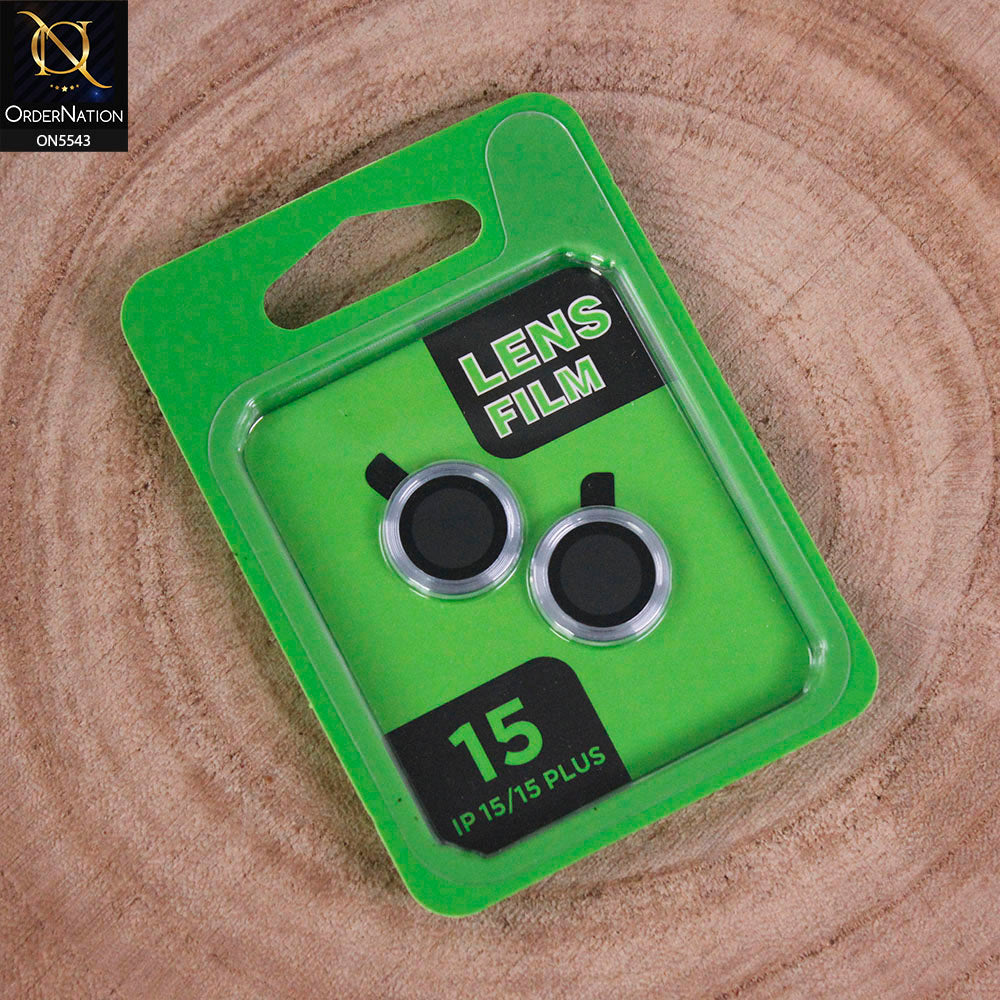 iPhone 15 Camera Protector - Silver - Lens Film Anti Scratch Protective Camera Lens Protector