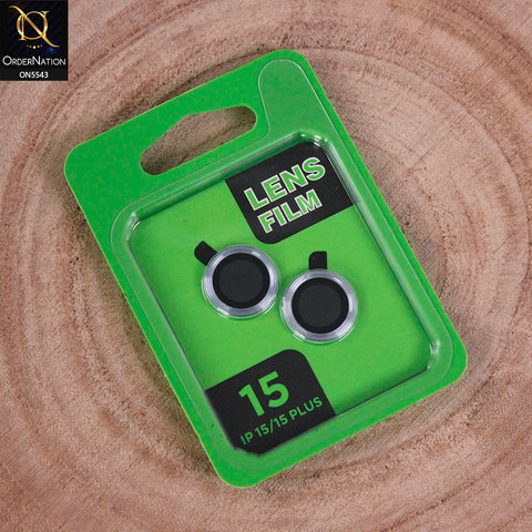 iPhone 15 Camera Protector - Silver - Lens Film Anti Scratch Protective Camera Lens Protector