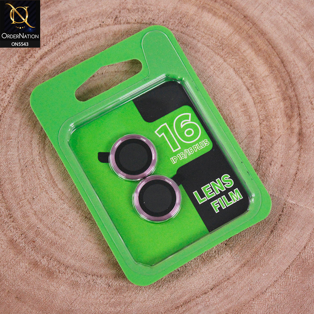 iPhone 16 Camera Protector - Pink - Lens Film Anti Scratch Protective Camera Lens Protector