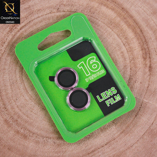 iPhone 16 Camera Protector - Pink - Lens Film Anti Scratch Protective Camera Lens Protector