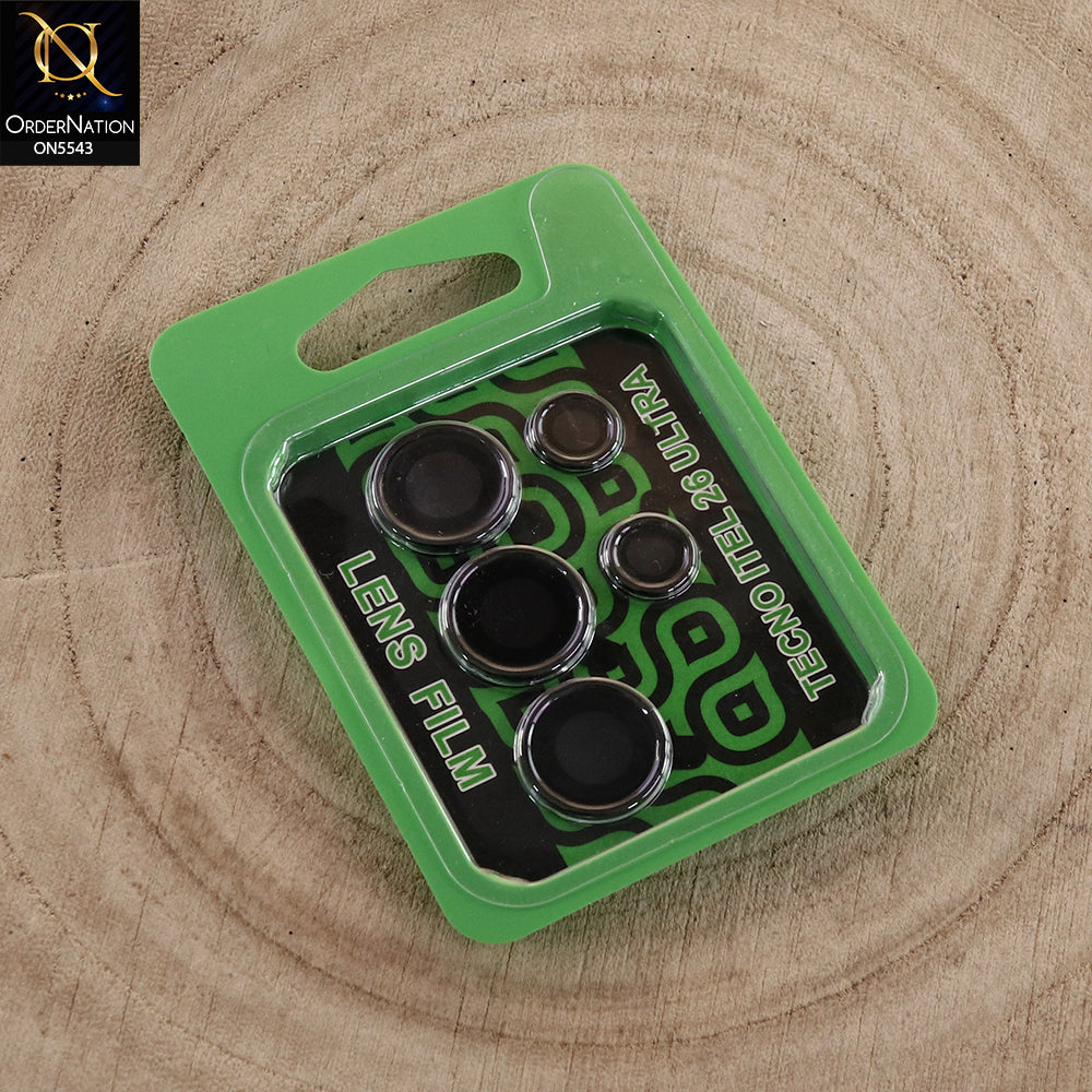 itel S26 Ultra Cover  - Black - Lens Film Anti Scratch Protective Camera Lens Protector