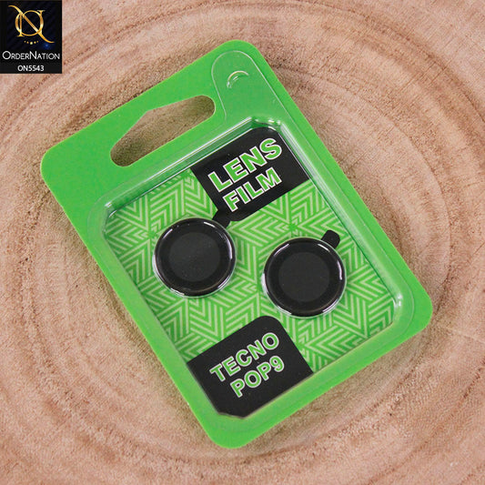 Tecno Pop 9 Camera Protector - Black - Lens Film Anti Scratch Protective Camera Lens Protector